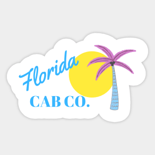 Florida Cab Company Sticker